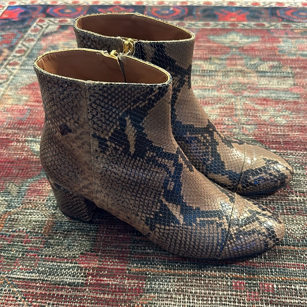 Paris Texas Pt-Python Ankle Boot In Camel - 39 - image 2